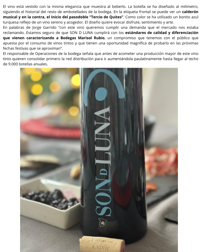 La familia Garrido Rubio y sus nuevos proyectos en la revista "Alimentos"